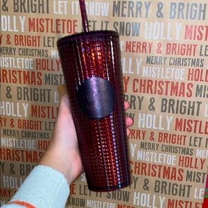 Plum Studded Starbucks Christmas Cup 2020